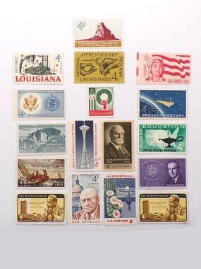 1962 United States Commemorative Stamp Year Set
